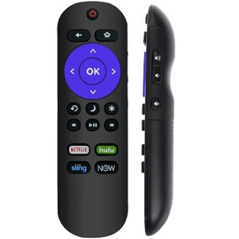 Remote Control Compatible with All Sharp Roku TV LC-50LBU591U LC-50LBU711U LC-55LBU591U LC-55LBU711U LC-43LBU591U LC-32LB601U LC-24LB601U LC-50LB601U LC-40LB601U LC-65Q7370U LC-43LB601U