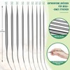 Coopay Circular Knitting Needles 100 cm, 9 Pieces Stainless Steel