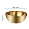 Generic Gold Stainless Steel Mixing Bowls, Round Modern Serving Bowls