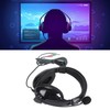 Wired Gaming Headset 360 Degree Rotation Microphone Headphones for Online