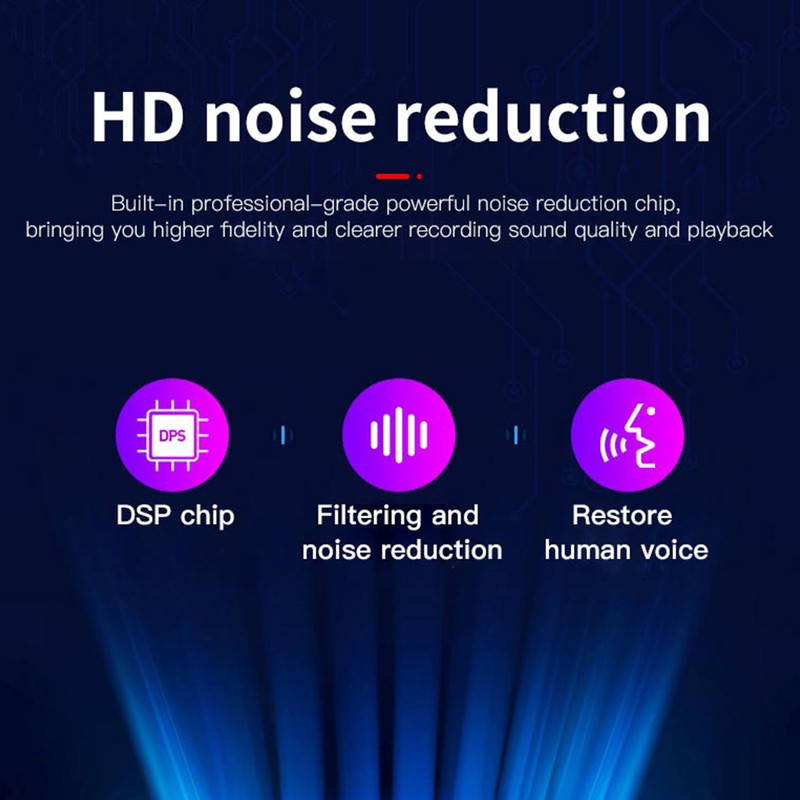 MP3 Player HD Noise Reduction Long Lasting Standby Smart Voice