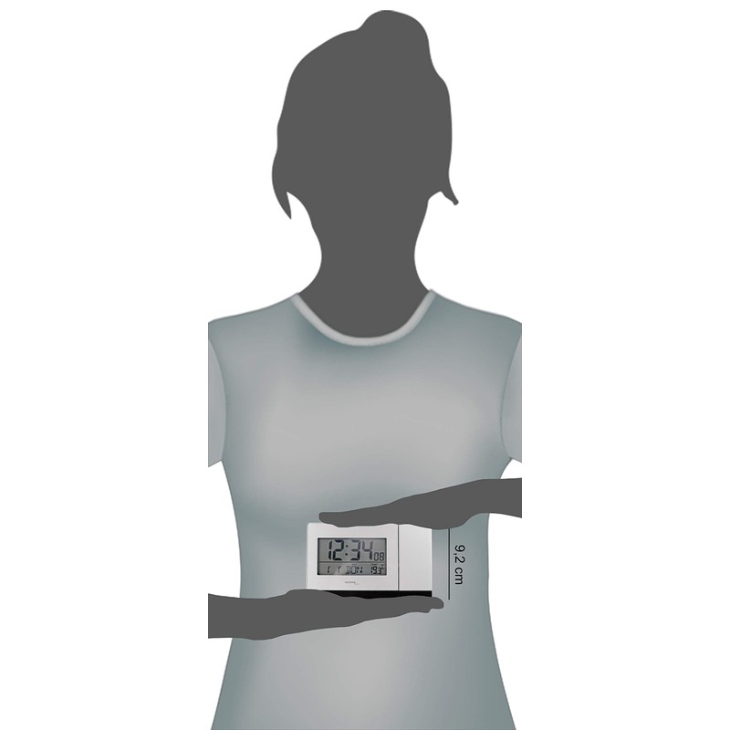 Technoline Touch sensor radio projection alarm clock.