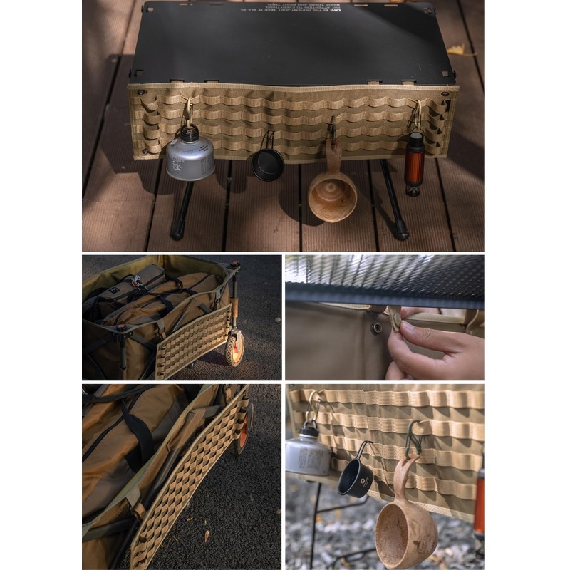 Camping Moon (キャンピングムーン) Camp Table Field Rack Loop Tactical Sheet