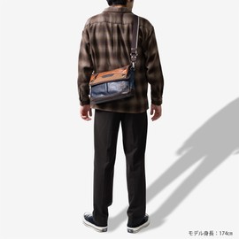 [Mustache] MOUSTACHE Shoulder Bag VMR-5696, navy mixed color