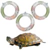 Turtle Floating Platform Toy - 3 Pack Inflatable Small Animal