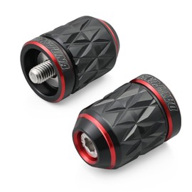 Daytona 39682 Bar End Motorcycle for Kawasaki (M8) Premium Zone KIRIKO Red