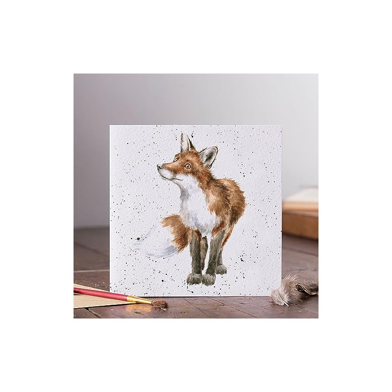 Wrendale Designs - 'Bright Eyed And Bushy Tailed' Card