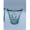 Herradurra Set of 2 Tequila Herradura Rocks Glasses Clear Blue/Green