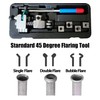 RQG Professional Brake Line Flaring Tool Kit, 45 Degree Single/Bubble/Double