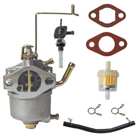 60338 66619 Carburetor Kit Replacement for Freight Chicago Electric Storm CAT 700 800 900 63CC/64CC 2hp Gasoline Generator 69381 w/Fuel Filter Spark Plug