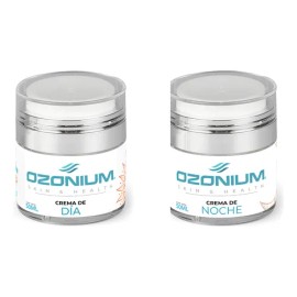Crema Día + Crema Noche Ozonizada Ozonium Skincare Ozono