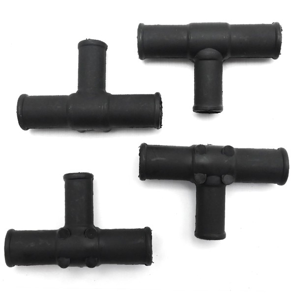 Newnessai 87248-60460 4 Pcs Heater Hose Tee Connectors, Replacement for