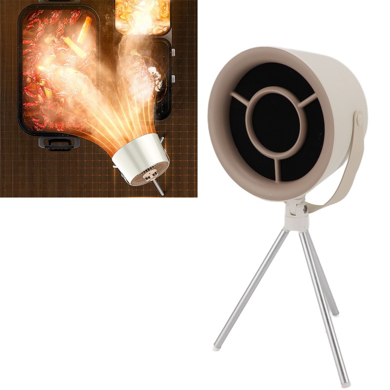 Portable Range Hood 5V White Detachable Strong Adsorption 3 Adjustable