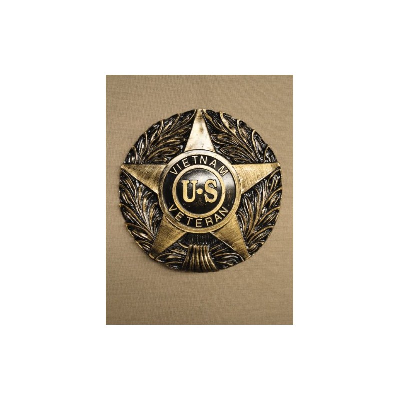 Vietnam Veteran Plastic Grave Marker with Ground Stake