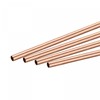 sourcing map 4 x Copper Round Pipe 4.5 mm OD