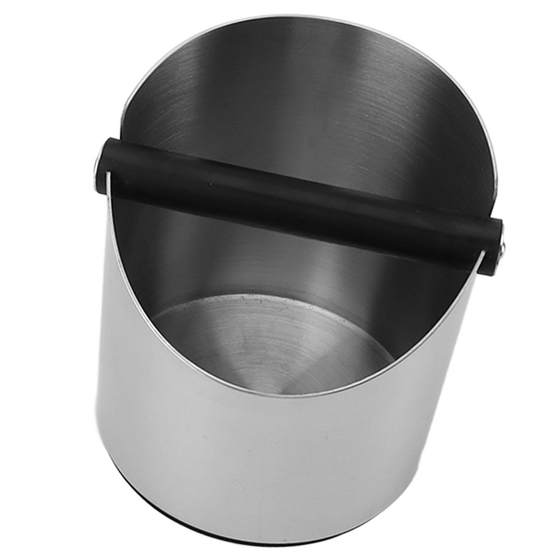 Coffee Knock Box Round Stainless Steel Coffee Machine Knock Box