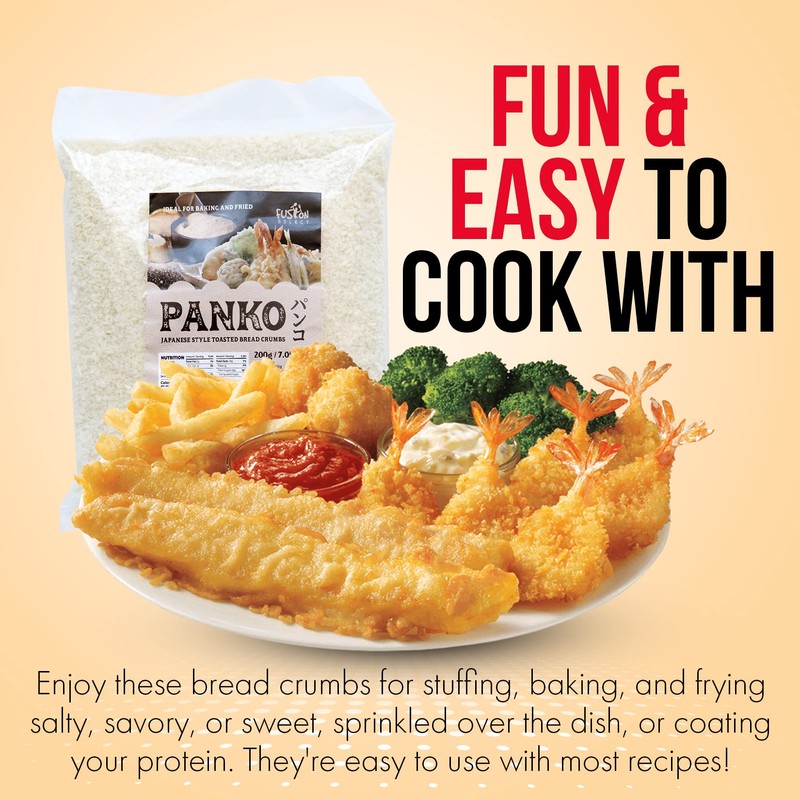 Fusion Select 2 Packs Panko Bread Crumbs - Japanese-Style Toasted