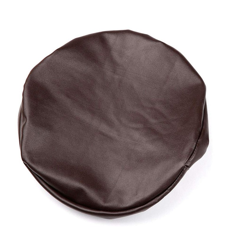 MOVKZACV Stool Covers Round, Water Proof PU Leather Bar Stool