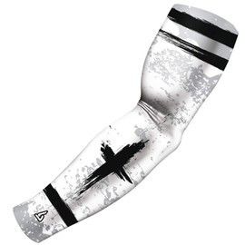 B-Driven Premium Pro-Fit Sports Compression Arm Sleeve (Single) Graphic Designs Baseball Arm Sleeves For Men Women - Youth & Adult Sizes for Football Basketball