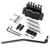 Black Replacement Double Roll Locking Tremolo System Bridge Electric Guitar