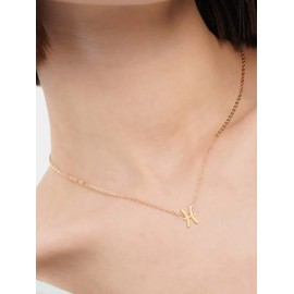 2 Pcs Zodiac Necklace for Teen Girls 12 Constellation Sign Necklace Horoscope Pendant Necklace for Women