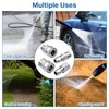 Elesunory 4 Set NPT 3/8 Inch Pressure Washer Coupler, Quick