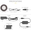 GETINLIGHT 2.75" Under Cabinet LED Puck Lights Kit, Plug-in 12V