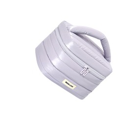 Tragbare Makeup Tasche mit groß für Damen und Frauen/Schminktasche mit reißverschluss/Reise Kosmetiktasche/Make Pinsel Organizer Bag/Wasserabweisendes Daunenjackenstoff/Cosmetic Handtasche