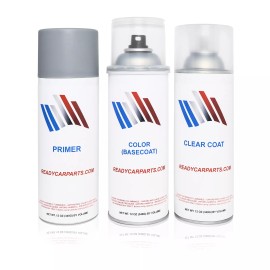 Ready Car Paints Genuine OEM MERCEDES 667/5667 Denim Blue Metallic Automotive Spray Paint - Primer, Spray Color & Clear Coat