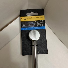 PowerTourqe 1/2-Inch Drive Needle Torque Wrench, 0 to 150 Ft. Lbs, GM3000