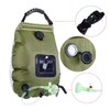 Green 20L Solar Heating Shower Bag Foldable PVC Folding Camping