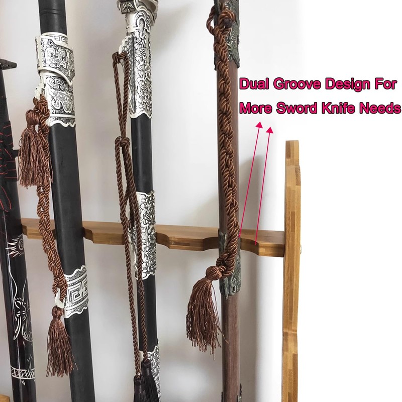 Sword Stand Display Floor Sword Stand Katana Holder 6 Tier