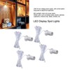 4pcs LED Display Spot Lights 5V Dimmable USB Mini Spotlight