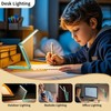 Bsdgeclogy Foldable and Adjustable LED Reading Lamp, Dual Head Portable
