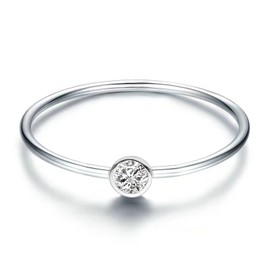 925 Sterling Silver Mother Child Birthstone Stackable Rings Set Mother Ring with Birthstone Mother Daughter Family Ring Mother's Day Jewelry Gifts for Wife, Sterling Silver, No Gemstone