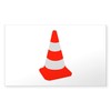 CafePress Traffic Cone Rectangle Bumper Sticker Car Decal