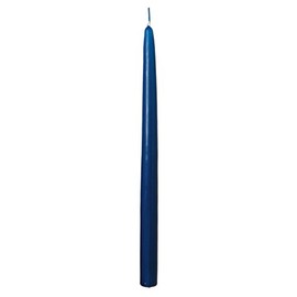General Wax Taper Candle, 12 inch, Patriot Blue, Box of 12