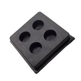 Replacement part fits Heavy Duty 2" X 2" X 3/4" Square Anti-Vibration Rubber Pad For Various Use CHStet00976
