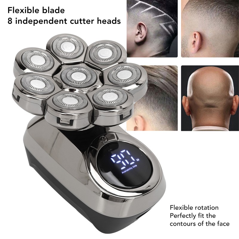 Multifunctional Electric Shaver Digital Display USB Charging Upgraded Dual Blade