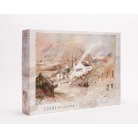 Lakeland Art World 1000 Piece Jigsaw Puzzles for Adults, Lake District, Little Langdale Farm & Lakes, Featuring Beautiful Watercolor Artwork, Measuring 68.5 x 49cm for a Stunning Landscape Experience