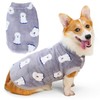 Zunea Flannel Dog Sweater Jumpers for Small Medium Dogs Pullover