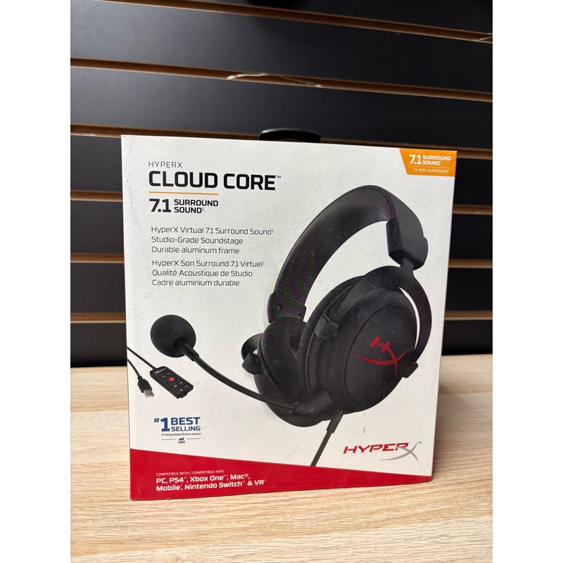 HyperX (4P4F2AA) Cloud Core Wired Gaming Headset - Black