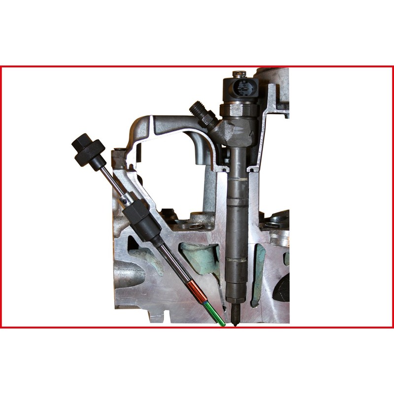 KS Tools 1521125 Glow Plug Reamer M12, 3 in 1