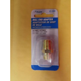 TRU-FLATE 1/4"NPT x NPS Air Hose Ball End Adapter Tru-Flate #21-595