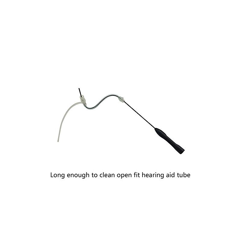 Open Fit Hearing Aid Tube Cleaning Tool Earpiece Earmold Hearing