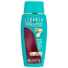 acondicionador para colorear color 61 de caoba oscuro con 7 aceites naturales sin amoníaco y parabenos