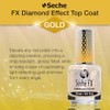 Seche Top Coat Efecto Diamante Gold 14.8ml