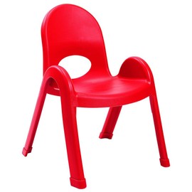 Angeles 11-Inch Value Stack Chairs Set of 4 (Candy Apple Red) (AB7711PR4)