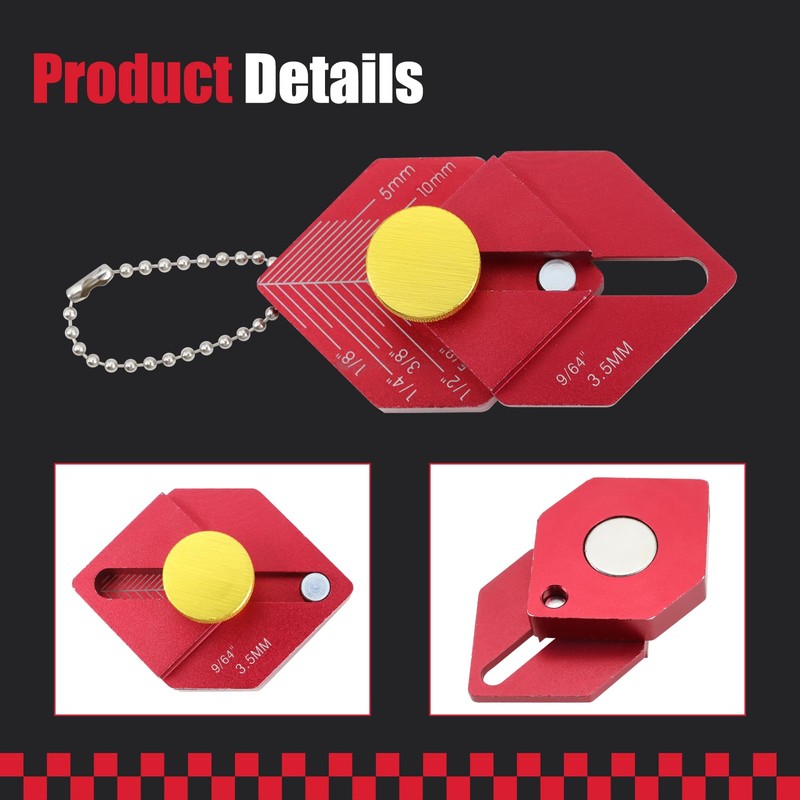 MoreFiiCo Trim Carpentry Tools Woodworking Measuring Ruler and Finish Ruler