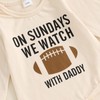 Karuedoo Newborn Baby Girl Football Outfit On Sundays We Watch